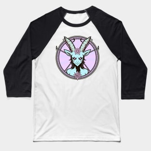 Pastel goth cute baphomet Baseball T-Shirt